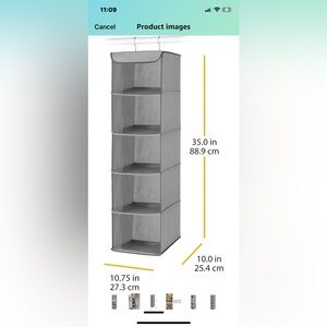 Great hanging organizer
I LOVE THEM